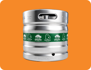 One Planet 30L stainless steel keg