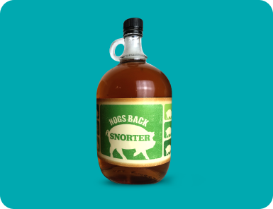 Hogs Back Snorter flagon